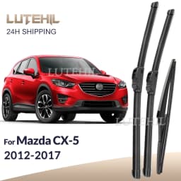 For Mazda CX-5 KE 2012-2017 2013 2014 2015 2016 Wiper Front & Rear Wiper Blades Windshield Windscreen Window Brushes 24"+18"+14"