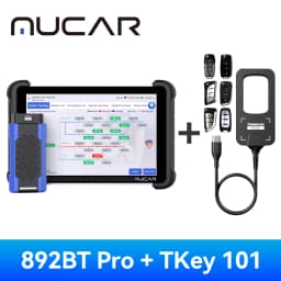 MUCAR 892BT Pro AI OBD2 Scanner Topology Map All System Diagnosis 35 Reset ECU Coding, J2534 /CAN FD/DoIP Lifetime Free Update