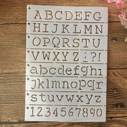 A5 21cm Hexagon Numbers Layering Stencils Painting Scrapbook Coloring Embossing Album Decorative Template