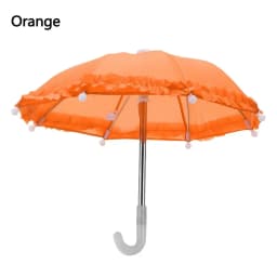 1 Pcs New Mini Doll Umbrella Toy Rain Umbrella Dolls Accessories Birthday Gift for Kid Children Doll Embellishment Ornament