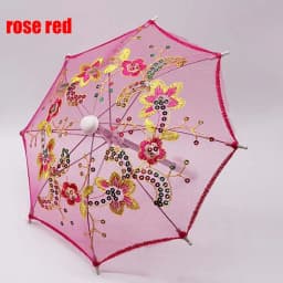 1 Pcs New Mini Doll Umbrella Toy Rain Umbrella Dolls Accessories Birthday Gift for Kid Children Doll Embellishment Ornament