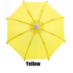 1 Pcs New Mini Doll Umbrella Toy Rain Umbrella Dolls Accessories Birthday Gift for Kid Children Doll Embellishment Ornament
