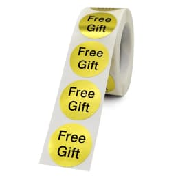 100-500pcs Thank You Stickers Free gift Gold Craft Handmade Sticker Circle Thank You Stickers For Business Card Sealing Labels