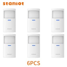 Staniot Motion Sensor PR200 Wireless 433Mhz PIR Motion Detector Security Protection Anti-Tamper Alarm for Home Alarm System