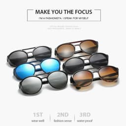 UV400 Punk Sun Glasses - Men's Retro Style Sunglasses by MUSELIFE