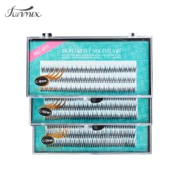 1pc FUNMIX Natural Fishtail Type Dovetail Fly Eyelash Soft Mink Eyelash For Fake Eyelashes Extension Makeup Tool