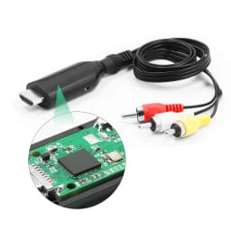 hdmi to rca av adapter converter hdmi2av ntsc pal full hd for ps3 for ps4 for xbox 60 hz for tv box compactible hdmi spli