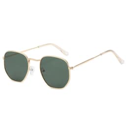 Brand Square Sunglasses Woman Vintage Small Frame Metal Sun Glasses Female Fashion Designer Classic Polygon Retro Gafas De Sol