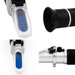 ATC Handheld Refractometer 0‑90% Brix Optical Sugar Detector Fruit Sauce Concentration Measuring Tool With Box