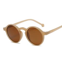 Retro Round Sunglasses Women Brand Designer Vintage Sun Glasses Female Black Outdoor Eyewear Fashion Ins Style Popular