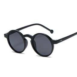 Retro Round Sunglasses Women Brand Designer Vintage Sun Glasses Female Black Outdoor Eyewear Fashion Ins Style Popular