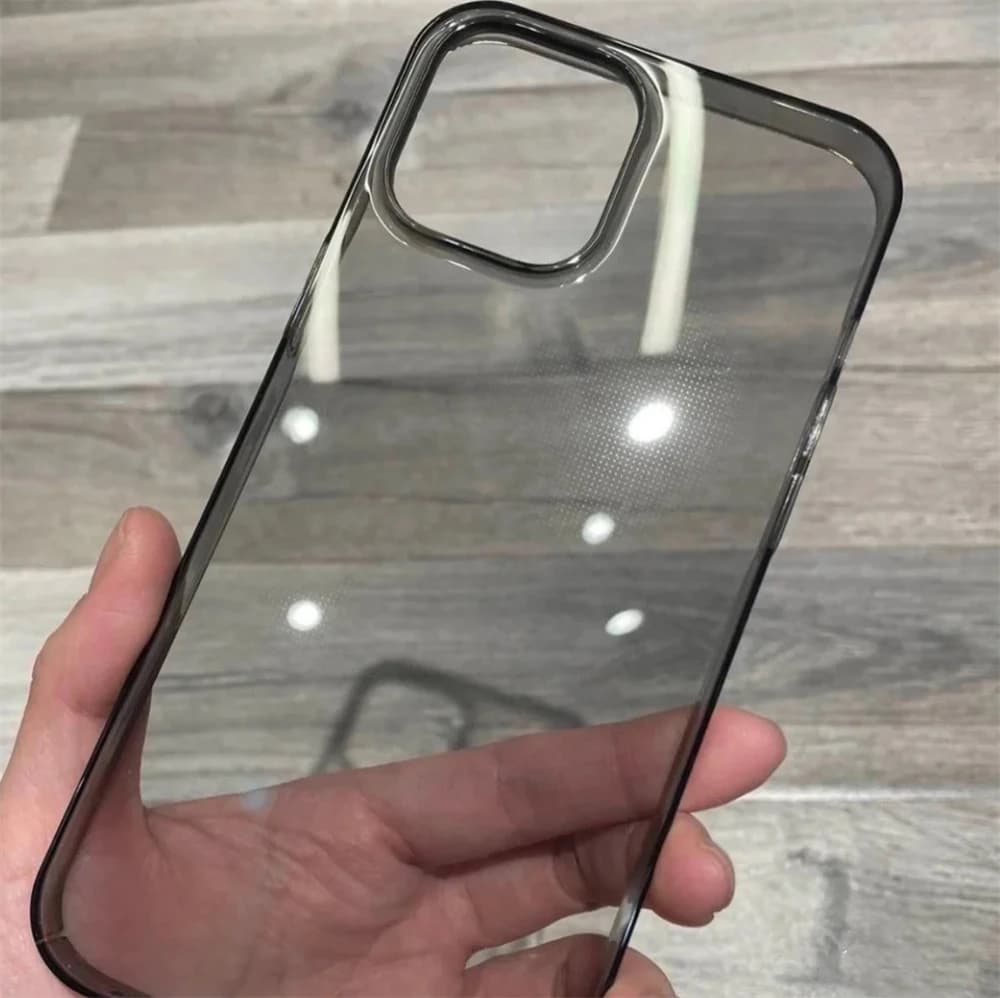 High Quality Clear Black Soft TPU Case For iPhone 18 17 Pro Max Air 16 15 14 13 12 11 XS XR Transparent Protection Back Cover