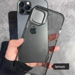 High Quality Clear Black Soft TPU Case For iPhone 18 17 Pro Max Air 16 15 14 13 12 11 XS XR Transparent Protection Back Cover