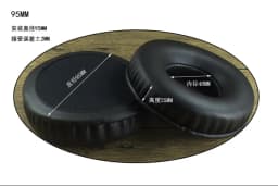 Replacement Ear Pads Round Ear Pads Repair Parts 50mm 60mm 65mm 70mm 75mm 80mm 85mm 90mm 95mm 100mm 110mm Headphone Sleeve