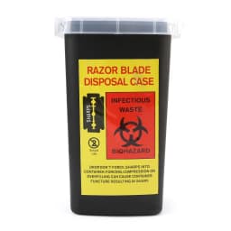 1L Plastic Tattoo Waste Box Medical Supplies Container Disposable Microblading Sharps Needle Tips Accessories For Eyebrows