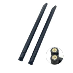 2pcs Dual Band WIFI Antenna 10dBi 2.4G 5G 5.8G SMA Male Amplifier WLAN Router Singal Booster