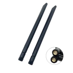 2pcs Dual Band WIFI Antenna 10dBi 2.4G 5G 5.8G SMA Male Amplifier WLAN Router Singal Booster