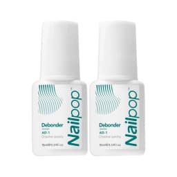 Nailpop Fast Dry Nail Glue with Brush Nail Art Tips Glitter Acrylic Decoration Nail Art Tools Manicure Accessories 2pcs