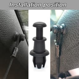 2X For Seat Altea Arona Ibiza 6L 6J 6F Leon 1M 1P Mii Toledo 5P KG Car Parcel Shelf String Clips Holder Pivot Hanger 1M6867574A