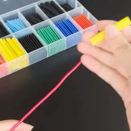 1M 3:1 Ratio Dual Wall Heat Shrink Tube Thick Glue Shrinkable Tubing Adhesive Lined Wrap Wire Kit 1.6/2.4/3.2/4.8/6.4/7.9/mm