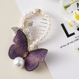 New Women Elegant Luxury Rhinestone Tassel Ponytail Hair Claws Lady Sweet Meatball Hair Clips Headband Fashion Hair Accessories