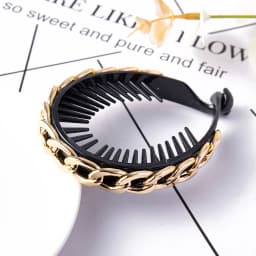 New Women Elegant Luxury Rhinestone Tassel Ponytail Hair Claws Lady Sweet Meatball Hair Clips Headband Fashion Hair Accessories