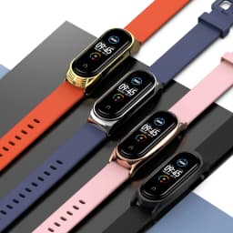 Mi Band 10 9 8 7 6 5 Smart Bracelet for Mi Band 9 Strap Silicone Correa for Xiaomi Band 8 Pulseira Wristband Miband 10