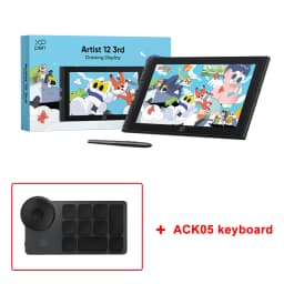 XPPen Artist 12 3rd 11.9-inch Graphics Monitor with X4 Smart Stylus 2 Dials 8 Keys Foldable Stand for Drawing Design Kids Gifts