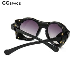 46311 Steam Punk Oval Windproof Goggle Sunglasses Vintage Men Women Shades UV400 Vintage Glasses