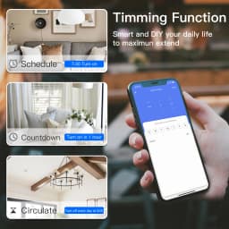 BSEED Tuya Zigbee Smart Switch 1/2/3Gang 1/2/3Way No Neutral Wall Touch Switch Smart Home Control EU Power Socket Without Wifi
