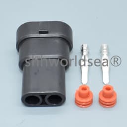shhworldsea 2sets 2pin waterproof 9006 H11 9005 HB3 HB4 Headlight Fog Light Connector Plug Cable Socket Connector Repair Kit