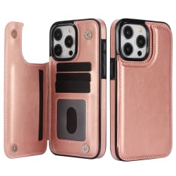 Wallet Double Button Flip Leather Case For Samsung Galaxy S25 Edge S24 Plus S23 S22 Ultra S21/S20 FE A16 A17 A26 A35 A36 A55 A56