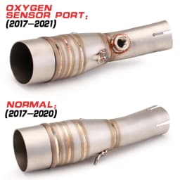 For X MAX 300 XMAX300 XMAX 250 XMAX250 2017 2018 2019 2020 2021 Middle Link Pipe full system Fit All 51mm Exhaust Muffler
