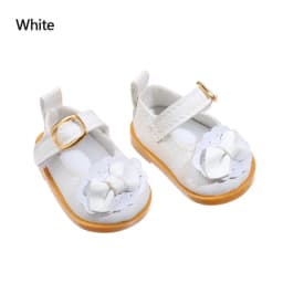5.5cm Doll Toy Bright Leather Shoes for 1/6 Doll Toys Accessories Handmade Cute Doll Bandage Shoes Girls Gifts Doll Accessories