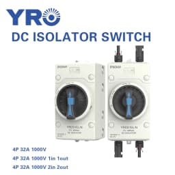 DC Isolator switch 4P 32A 1000V PV switch IP66 for Solar energy system inverter Outdoor Waterproof IP66 With TUV CE