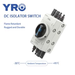 DC Isolator switch 4P 32A 1000V PV switch IP66 for Solar energy system inverter Outdoor Waterproof IP66 With TUV CE