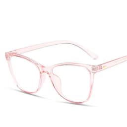 Rice Nail Frame Anti Blue Light Cat Eye Prescription Glasses For The Nearsighted TR90 Optical Spectacles 0 -0.5 -0.75 To -6.0