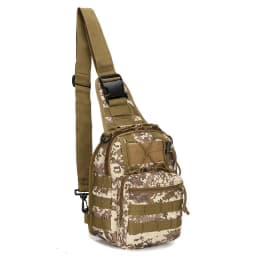 Tactical Shoulder Bag 800D Waterproof Oxford Small Chest Bag Outdoor Sports Sling Backpack for Hunting Hiking Camping