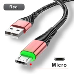 Lovebay 3A Type C Cable Micro USB For IPhone Fast Charge Cable For 13Pro Max Redmi Data Sync Charger Line 0.5/1/2m Charging Wire