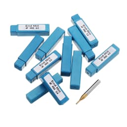 4 Flutes Milling Cutters HSS Titanium End Mill Set 6/10Pcs 1.5-6mm 6mm Shank CNC Router Bit For Wood Metal Steel Milling
