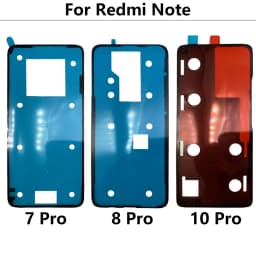 NEW Tested Waterproof Adhesive Back Housing Battery Cover Glue Stickers For Xiaomi Redmi Note 10 7 8 9 11 4G 12 Pro Plus 11S 9S