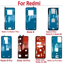 NEW Tested Waterproof Adhesive Back Housing Battery Cover Glue Stickers For Xiaomi Redmi Note 10 7 8 9 11 4G 12 Pro Plus 11S 9S