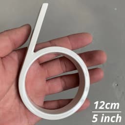 1pc 125mm Floating House Number Outdoor 5 inch White Aluminum Alloy Apartment Door Numbers Mailbox Address Sign #0-9 With Screws