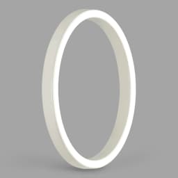 1pc 125mm Floating House Number Outdoor 5 inch White Aluminum Alloy Apartment Door Numbers Mailbox Address Sign #0-9 With Screws