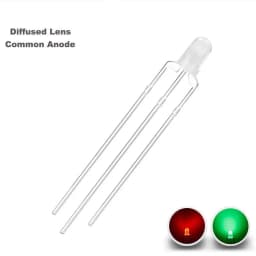 100 Pcs 3mm Led Diode Bicolor Two Color Red Green Blue Commmon Anode Cathode 2V 3V 20mA F3 Light Emitting Lamp Blub For DIY PCB