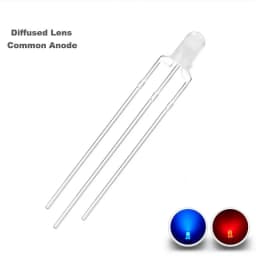 100 Pcs 3mm Led Diode Bicolor Two Color Red Green Blue Commmon Anode Cathode 2V 3V 20mA F3 Light Emitting Lamp Blub For DIY PCB