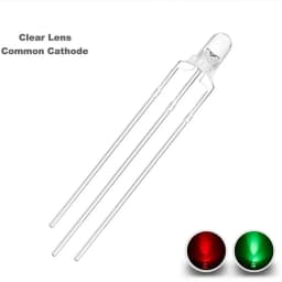 100 Pcs 3mm Led Diode Bicolor Two Color Red Green Blue Commmon Anode Cathode 2V 3V 20mA F3 Light Emitting Lamp Blub For DIY PCB