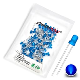 3mm LED Diode Kit Ultra Bright Warm White Red Green Blue UV Purple Yellow Orange Pink Clear Diffused Lens F3 Emitting Assortment
