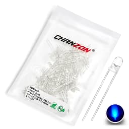3mm LED Diode Kit Ultra Bright Warm White Red Green Blue UV Purple Yellow Orange Pink Clear Diffused Lens F3 Emitting Assortment