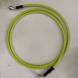 Motoforti Universal 40cm Motorcycle Brake Clutch Oil Hose Line Pipe Green Hydraulic Reinforced Stainless Steel Braided Hose